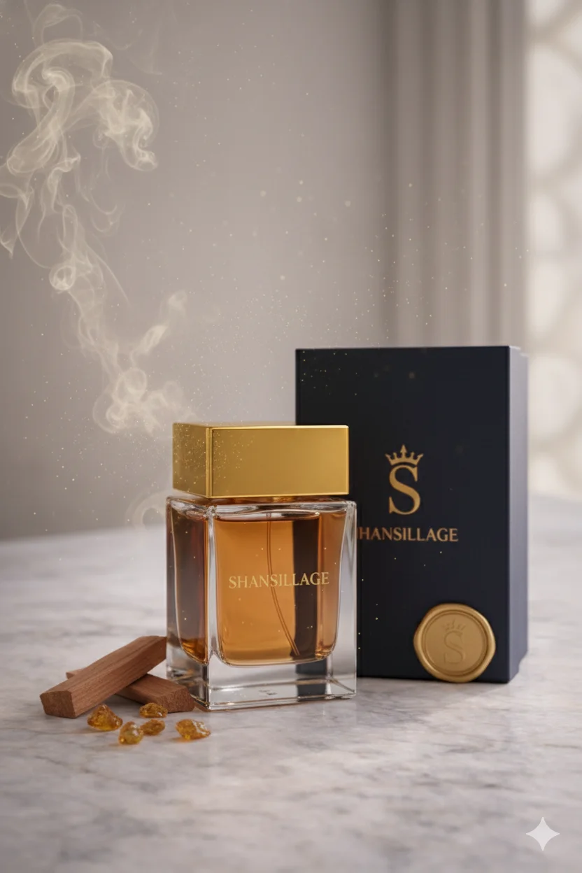 What is sillage in perfume explained with a luxury EDP bottle