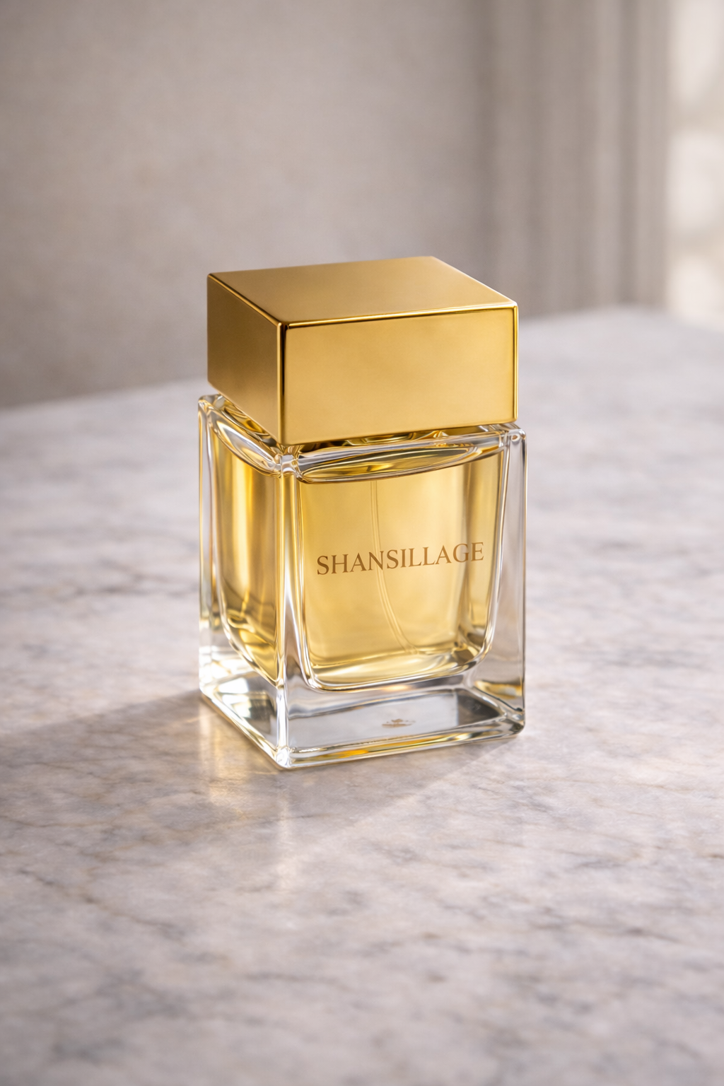 SHANSILLAGE perfume bottle close-up