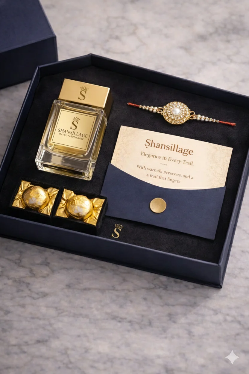 Shansillage luxury gift collections featuring premium perfume hampers